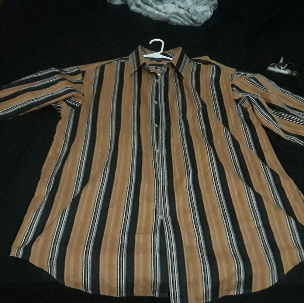 Sean Jon Long Sleeve Button Up 3Xl